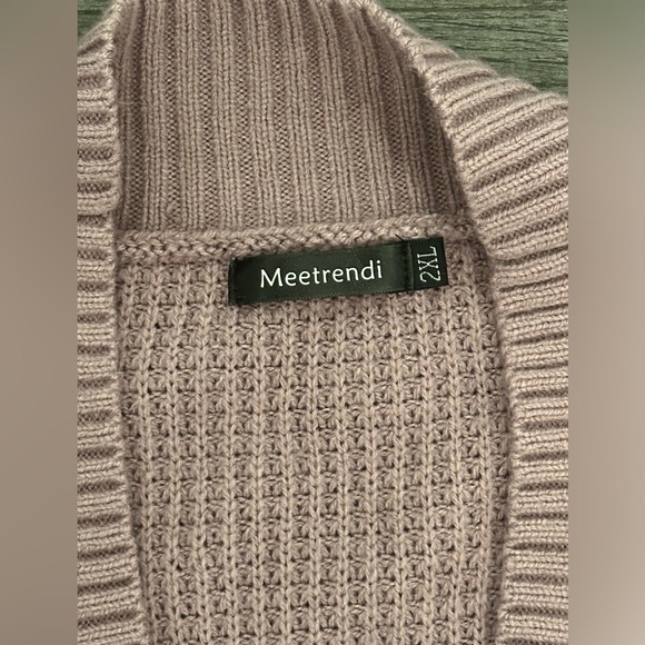 Womens Meetrendi open front cardigan sweater size 2XL - Picture 5 of 9